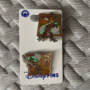 Brother Bear Kenai Koda Rutt Tuke Disney Parks 2 Pin Set BNWT